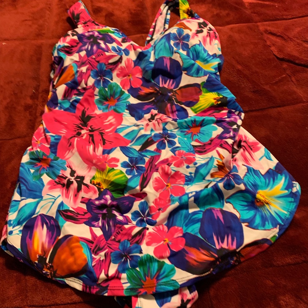 Floral One piece swimsuit